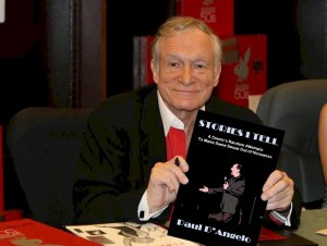 zHugh Hefner with Book